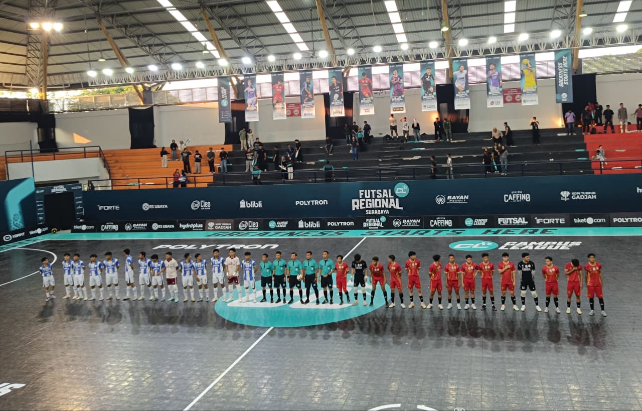 Unesa dan UM Rebutkan Gelar Juara Futsal Regional Surabaya