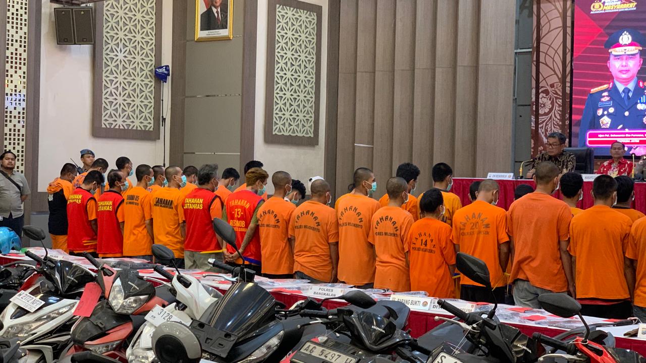 Polda Jatim Bekuk 1.212 Orang Pelaku Curas-Curanmor dalam 12 Hari