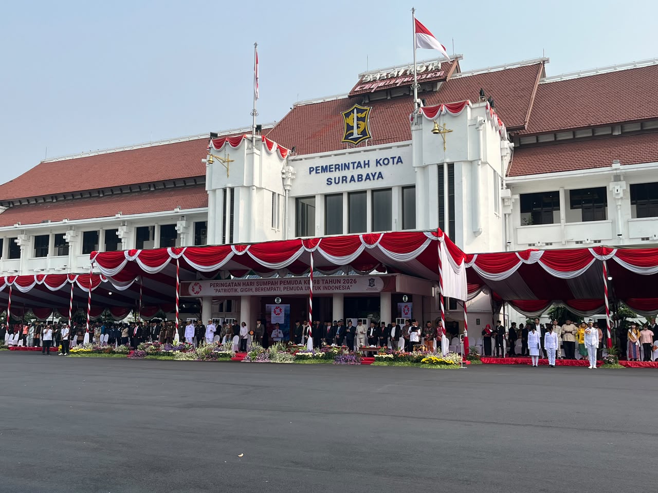 Wali Kota Surabaya Tekankan Pemuda Penentu Arah Pembangunan di Hari Sumpah Pemuda