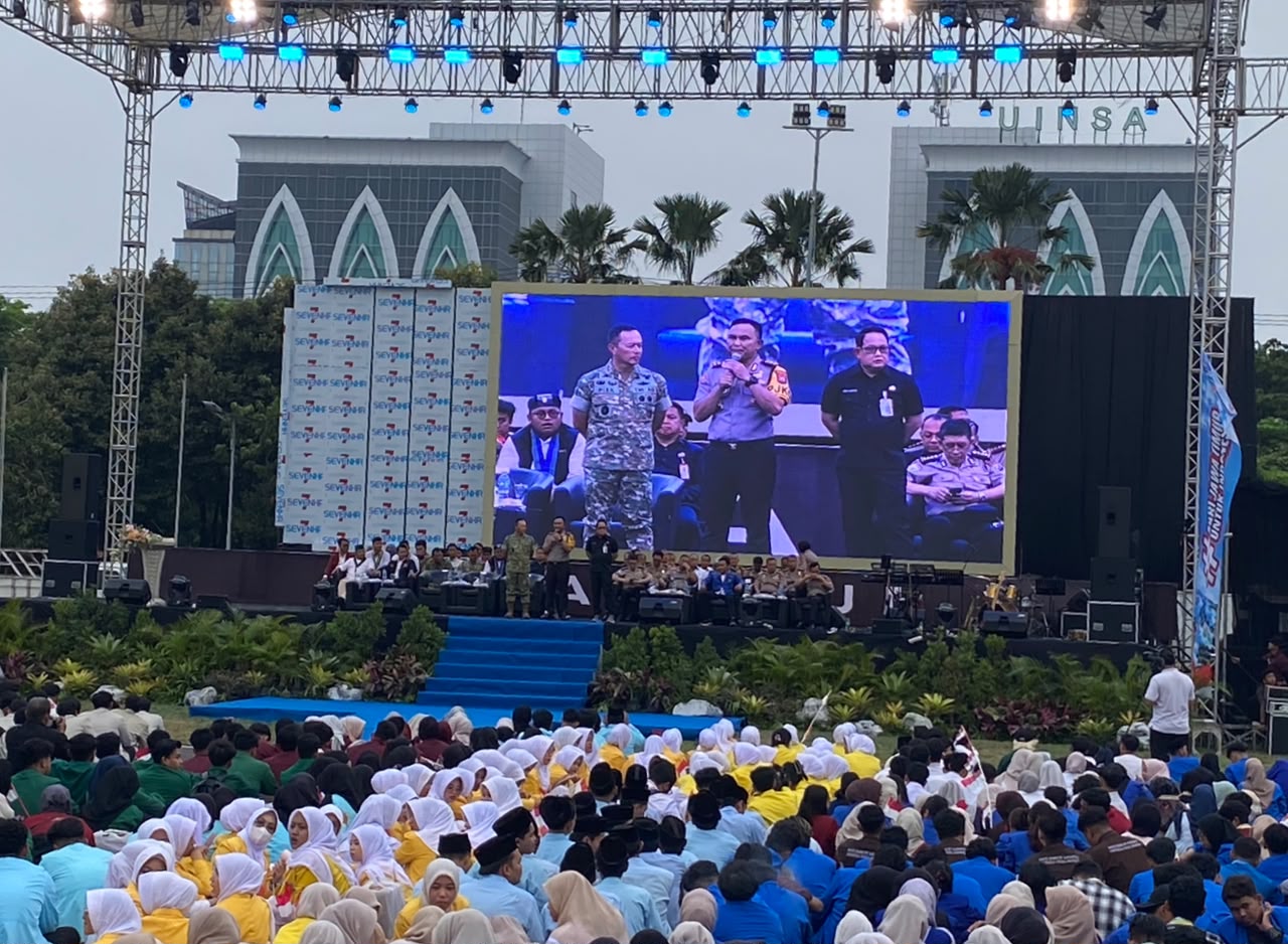 Ribuan Pemuda hingga Cipayung Plus Jatim Deklarasi Jaga Persatuan di Mapolda